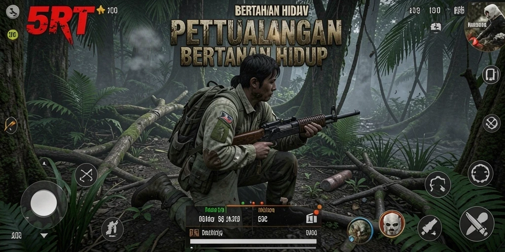 Tampilan antarmuka utama 5RT yang menarik dan intuitif.