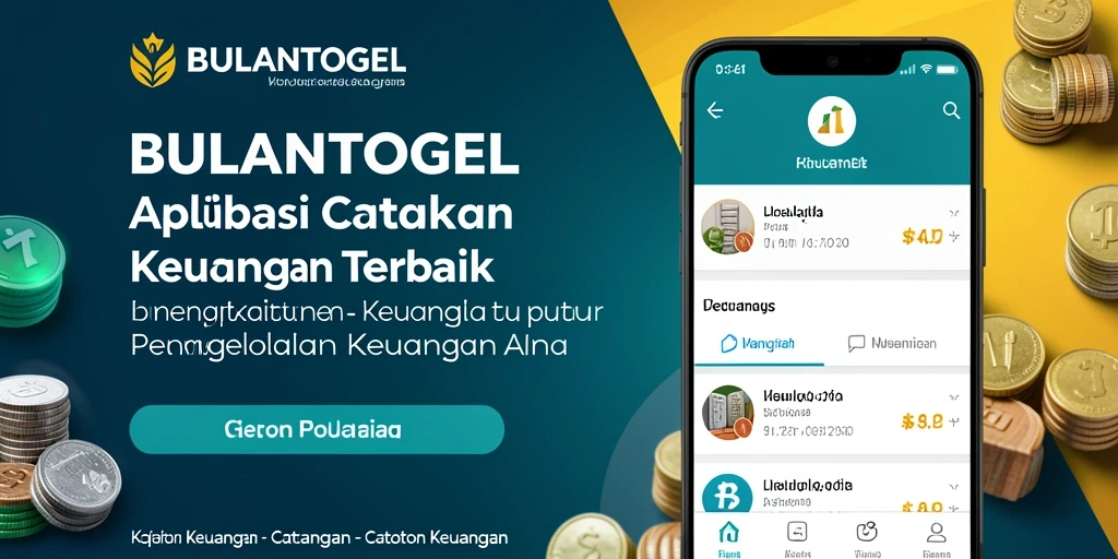 Screenshot utama BULANTOGEL menampilkan antarmuka Catatan Keuangan yang sederhana dan menarik.