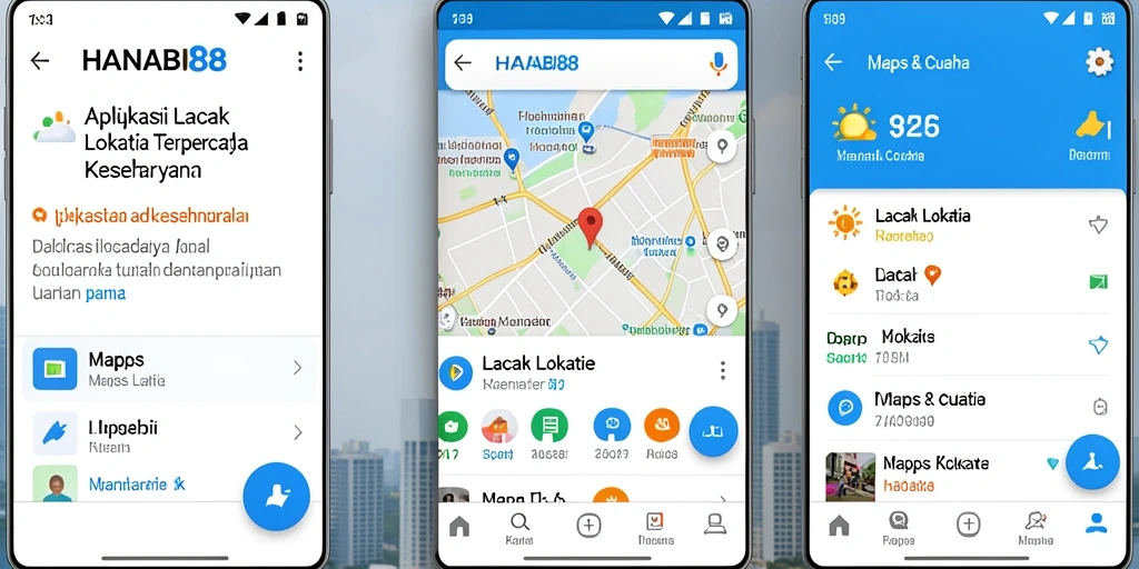Tampilan antarmuka aplikasi HANABI88 yang intuitif dan informatif.