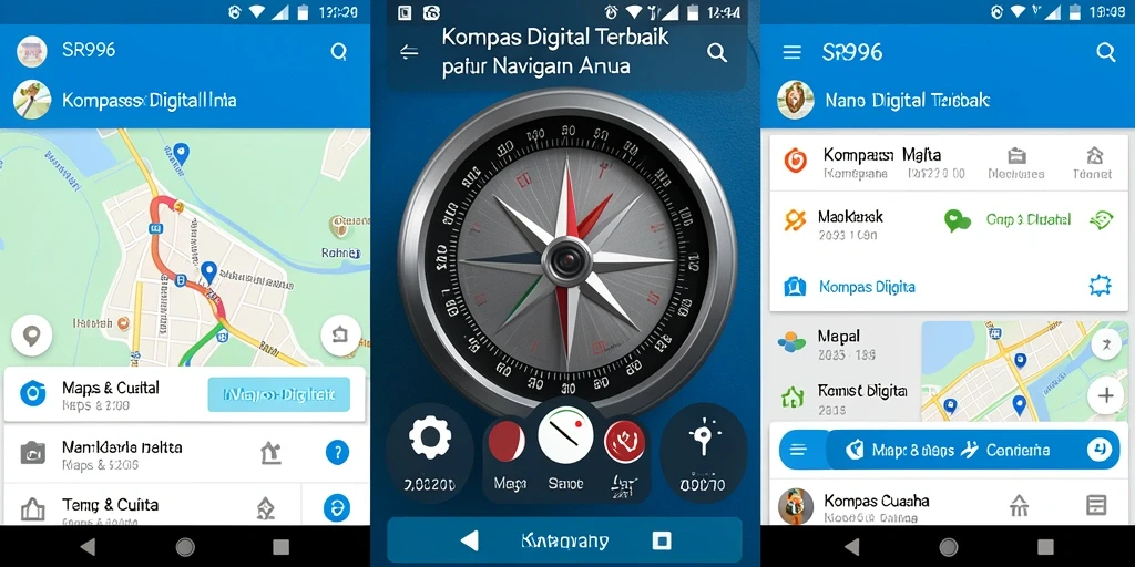 Tampilan antarmuka SR996 yang jelas dan simple untuk navigasi.