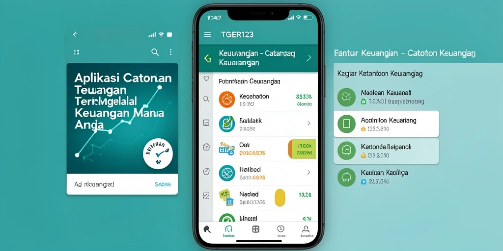 Tampilan antarmuka utama TGER123 yang modern dan fungsional.