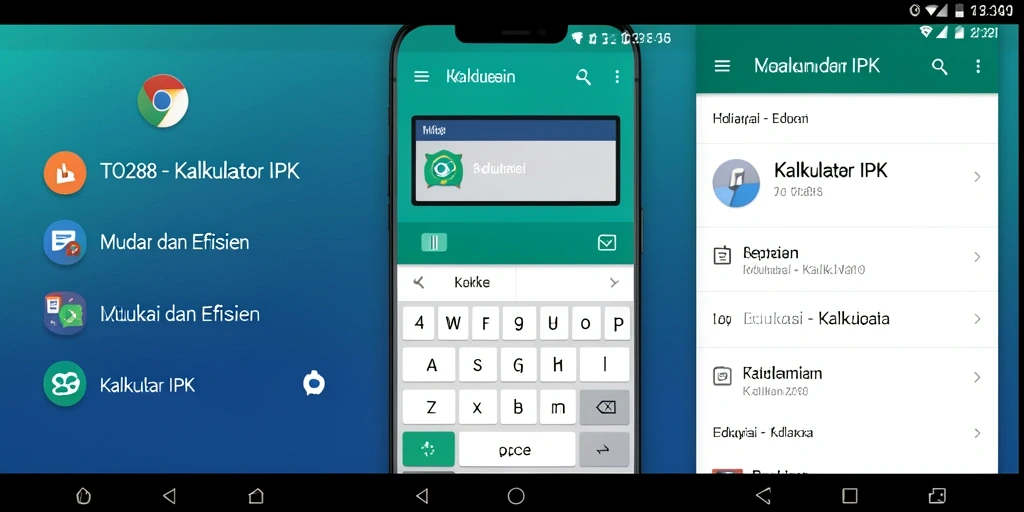 Tampilan antarmuka TO288 untuk menghitung Kalkulator IPK.