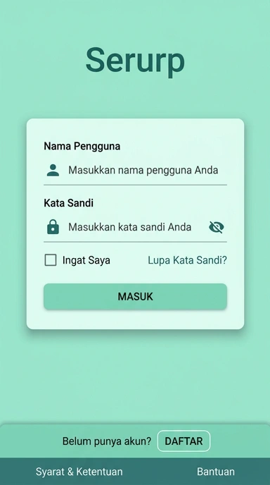 Panduan Masuk Akun Serurp bagi Pengguna Android